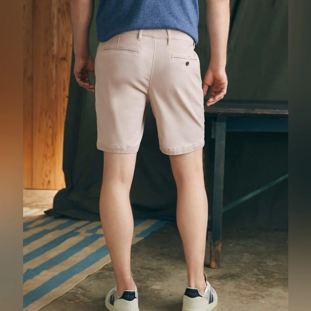 Faherty Coastline Chino Shorts Sz35 8” inseam NWOT